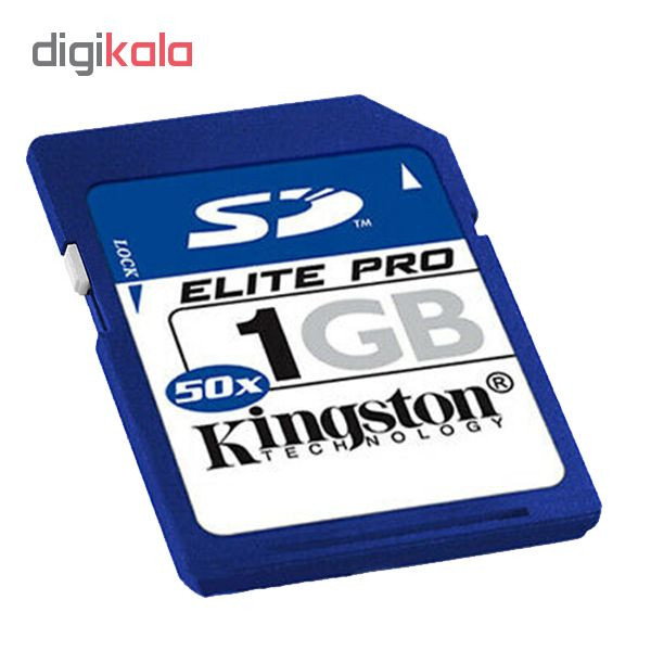 کارت حافظه SD کینگ استون مدل Elite-PRO کلاس 6 استاندارد 50X سرعت 60Mbps ظرفیت 1 گیگابایت