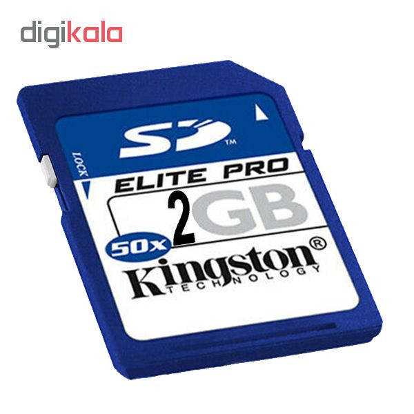 کارت حافظه SD کینگ استون مدل Elite-PRO کلاس 6 استاندارد 50X سرعت 60Mbps ظرفیت 2 گیگابایت