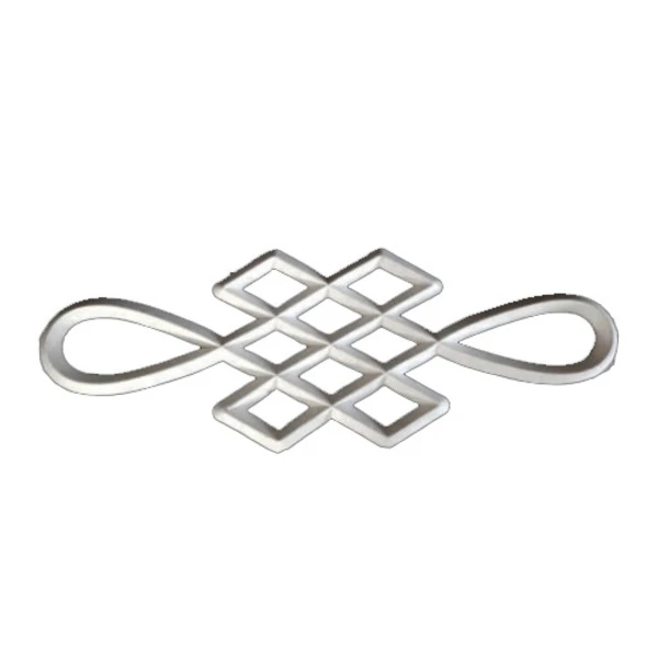 ابزار پیش ساخته مدل گل وسط پی وی سی کد 238 بسته 2 عددی