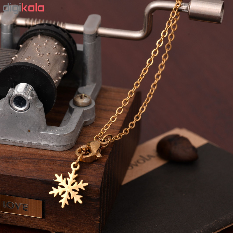 آویز ساعت طرح برف کد AS1027