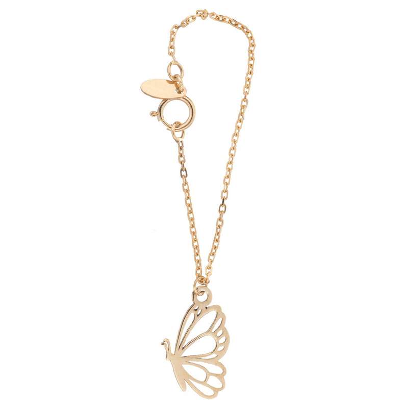 آویز ساعت طلا 18 عیار زنانه طرح پروانه کد SG324