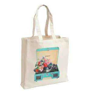 کیف رو دوشی پارچه ای طرح چمدان سفر مدل B3