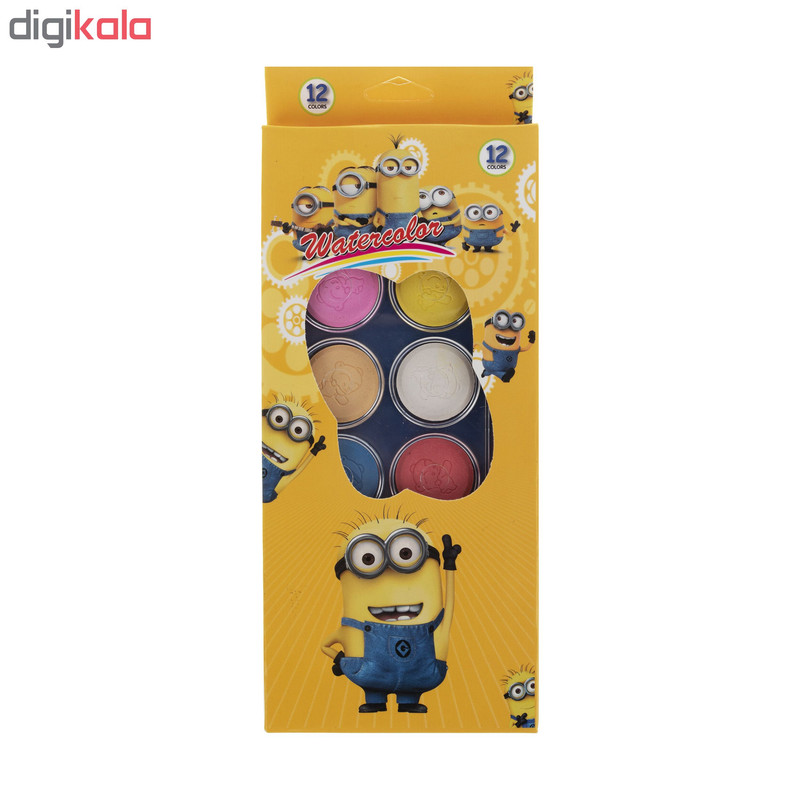آبرنگ 12رنگ مدل AQUARELLE K-218 آبرنگ 12رنگ مدل AQUARELLE K-218