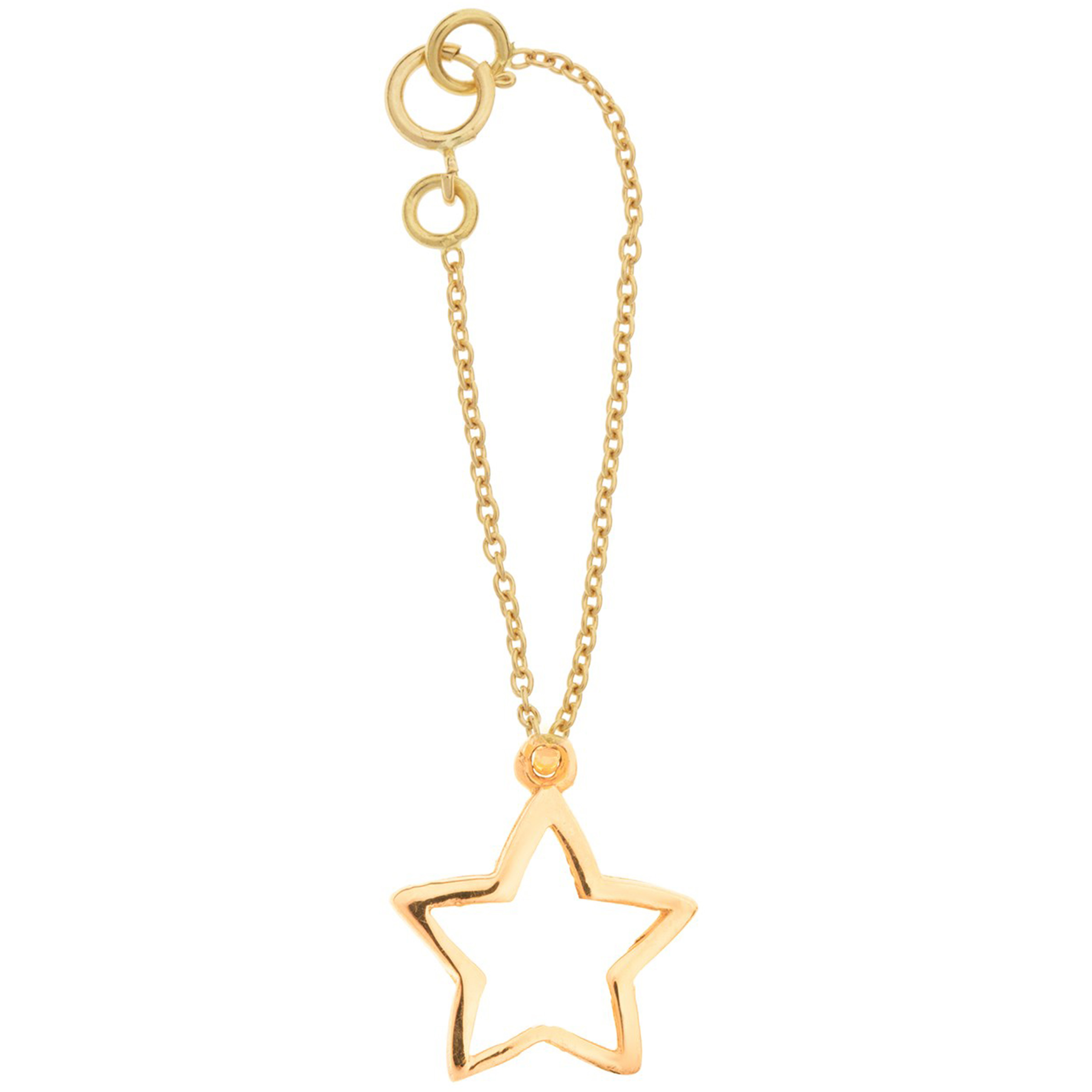 آویز ساعت طلا 18 عیار زنانه طرح ستاره کد SG329