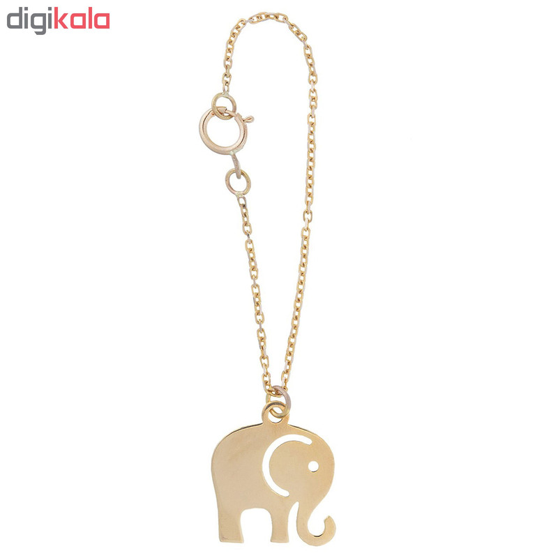 آویز ساعت طلا 18 عیار زنانه طرح فیل کد SG331