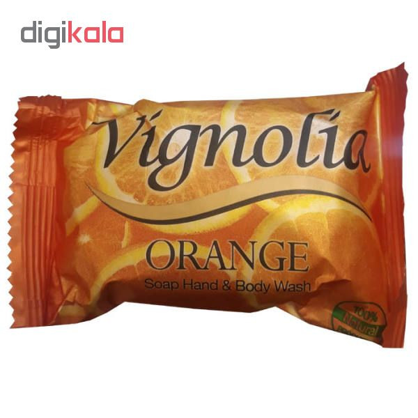 صابون شستشو ویگنولیا مدل Orange وزن 75 گرم مجموعه 6 عددی صابون شستشو ویگنولیا مدل Orange وزن 75 گرم مجموعه 6 عددی