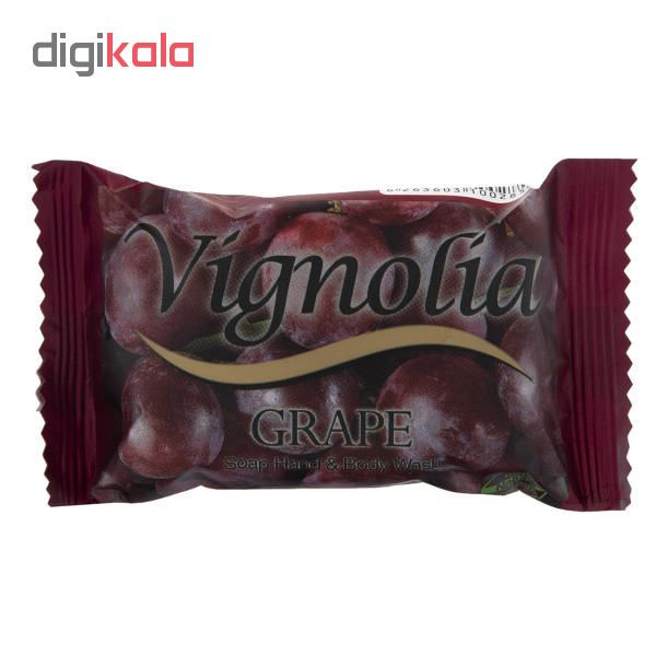 صابون شستشو ویگنولیا مدل Grape وزن 75 گرم مجموعه 12 عددی