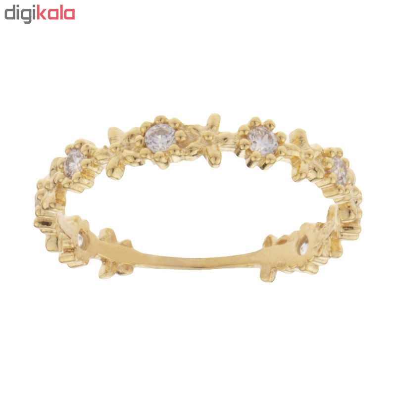 انگشتر طلا 18 عیار زنانه کد Dr8023 - 4