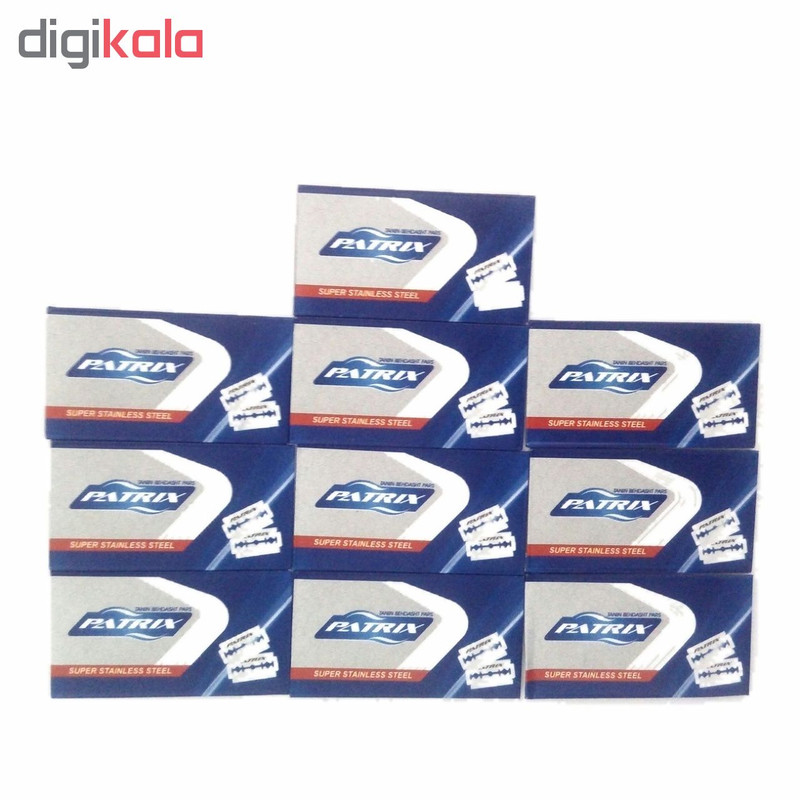 تیغ یدک پاتریکس کد 3342 مجموعه 10 عددی تیغ یدک پاتریکس کد 3342 مجموعه 10 عددی