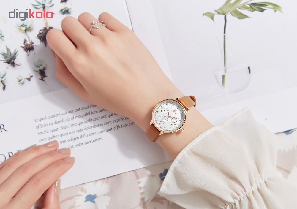 ساعت مچی عقربه ای زنانه نیوی فورس کد NF5003-RG