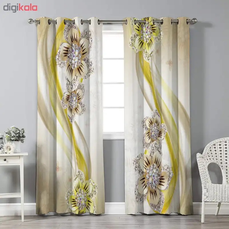 پرده نیروانا مدل pl992 سایز 280 × 140 سانتی متر