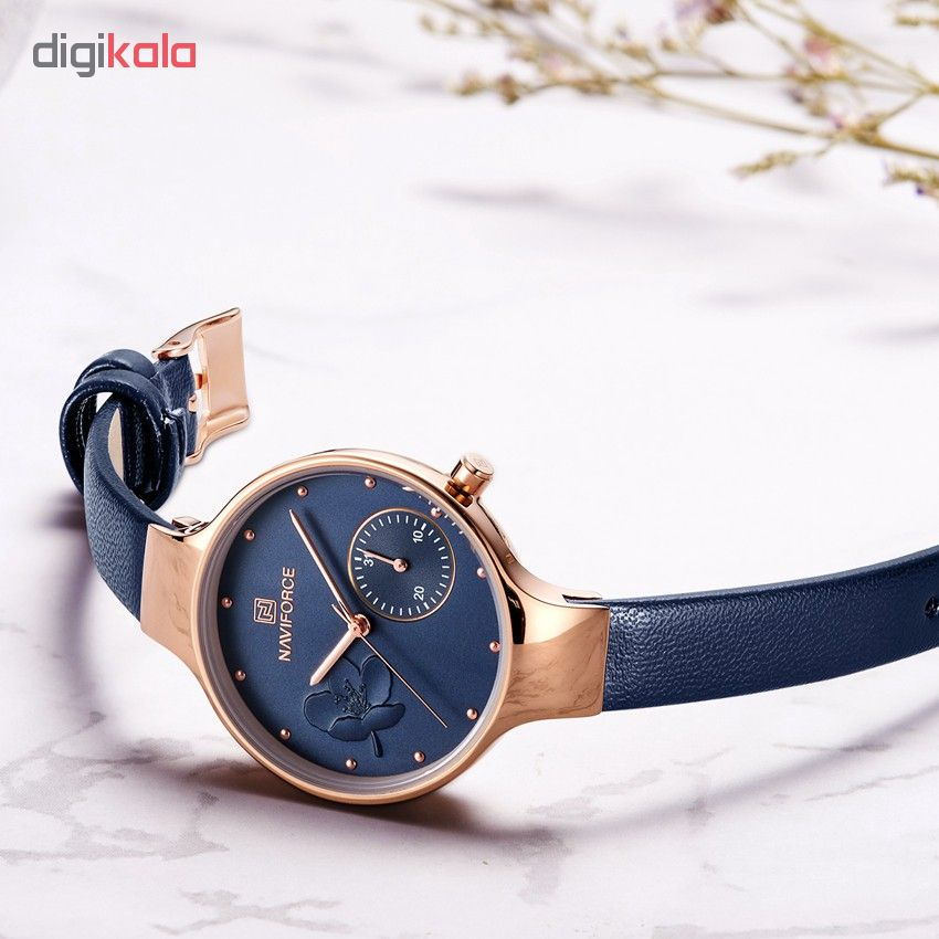 ساعت مچی عقربه ای زنانه نیوی فورس کد NF5001-BL