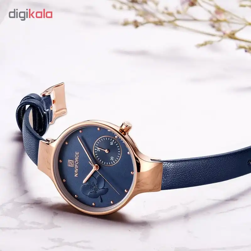ساعت مچی عقربه ای زنانه نیوی فورس کد NF5001-BL