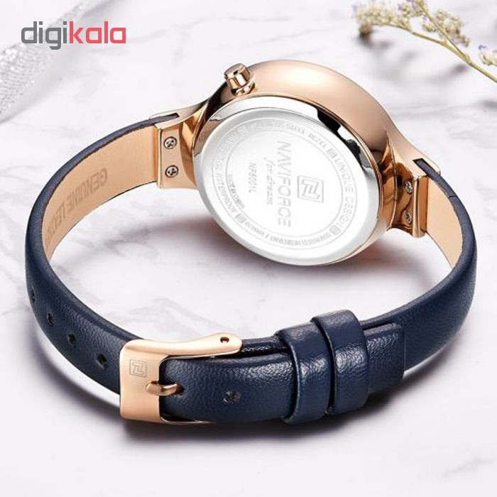 ساعت مچی عقربه ای زنانه نیوی فورس کد NF5001-BL