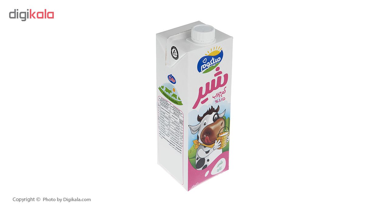شیر کم چرب میهن مدل میلکوم حجم 1 لیتر