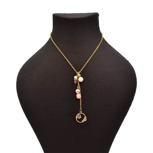 گردنبند طلا 18 عیار زنانه طرح پروانه کد 432M150