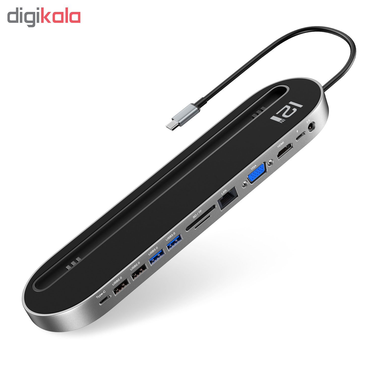 مبدل USB-C  به USB 3.0/Lan/HDMI/Display Port آی سی زد آی مدل DZ-001
