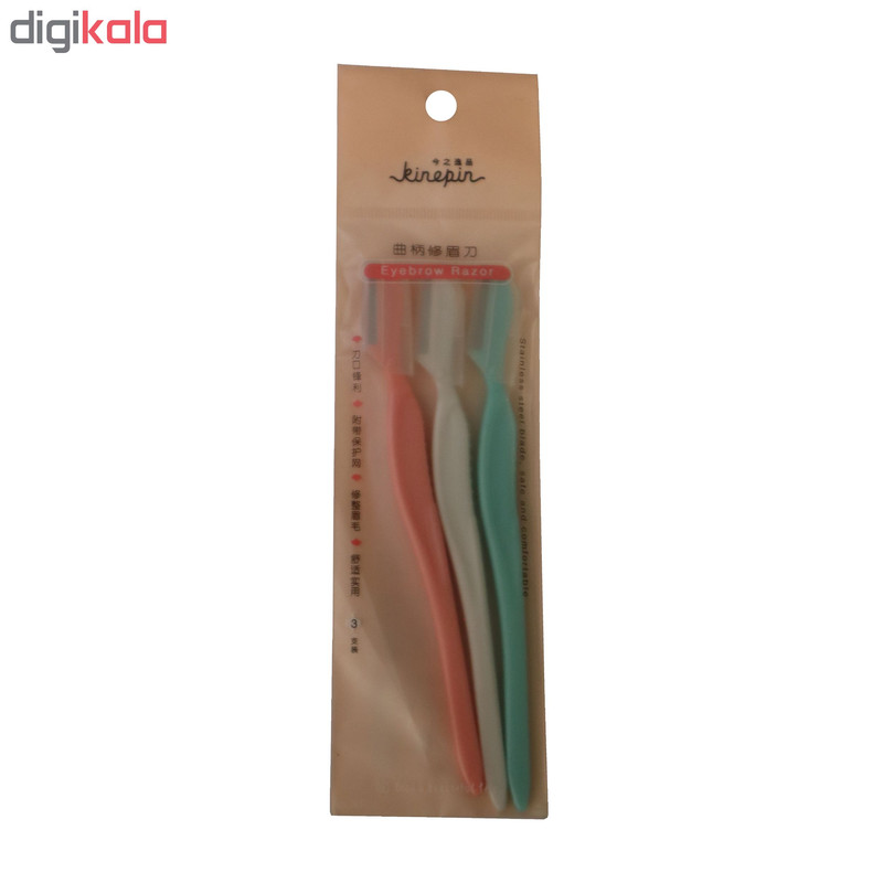تیغ ابرو کین پین کد 888 بسته 3 عددی تیغ ابرو کین پین کد 888 بسته 3 عددی