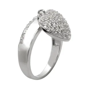 انگشتر نقره زنانه شهر جواهر کد SJ-STR010