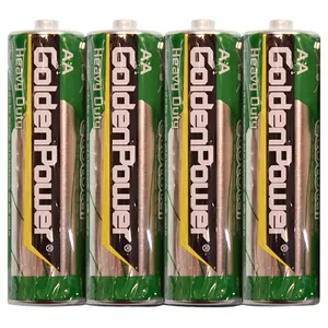 باتری قلمی گلدن پاور مدل Eco Total  Heavy Duty بسته 4 عددی