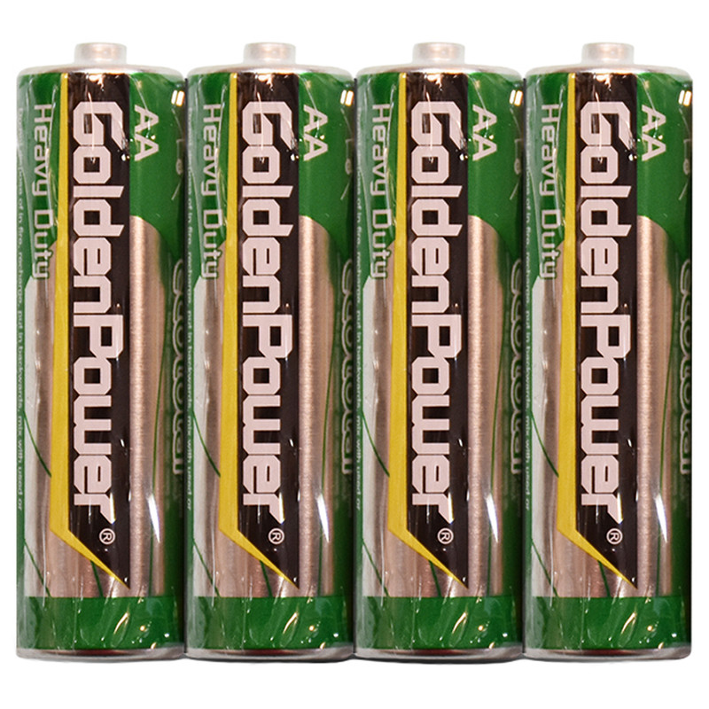 باتری قلمی گلدن پاور مدل Eco Total  Heavy Duty بسته 4 عددی