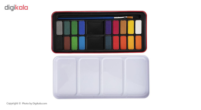 آبرنگ 18 رنگ پییرسز کد 024