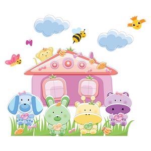 نقد و بررسی استیکر کودک طرح خانه حیوانات توسط خریداران