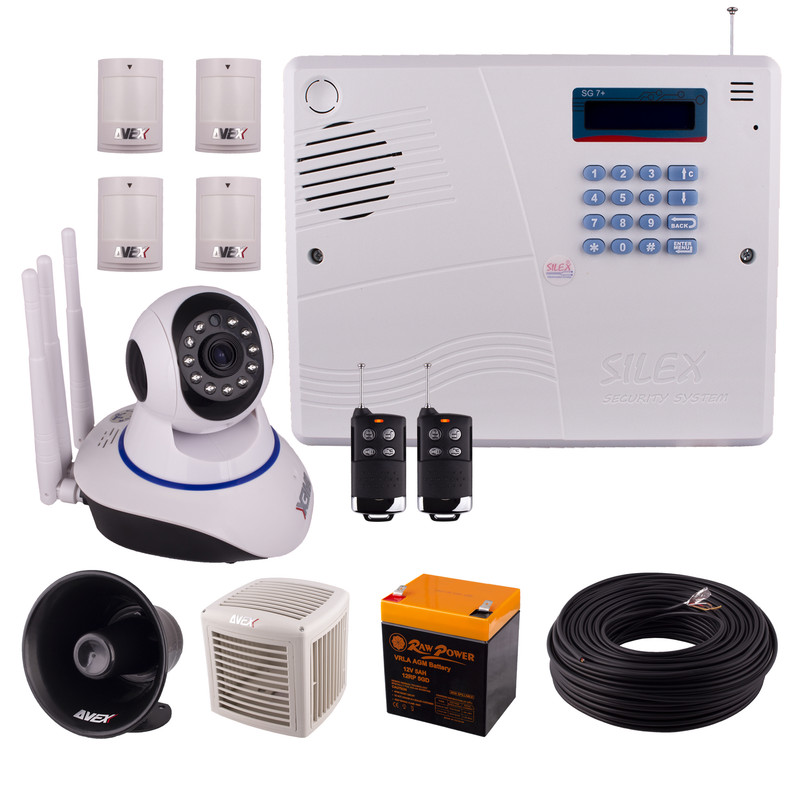 دزدگیر اماکن سایلکس مدل SG7-4CH +PT380