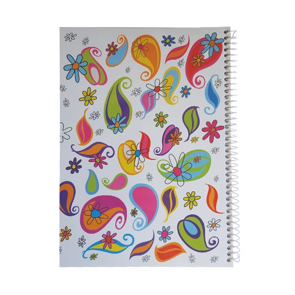 دفتر مشق تیج سان طرح گل مدل D4A