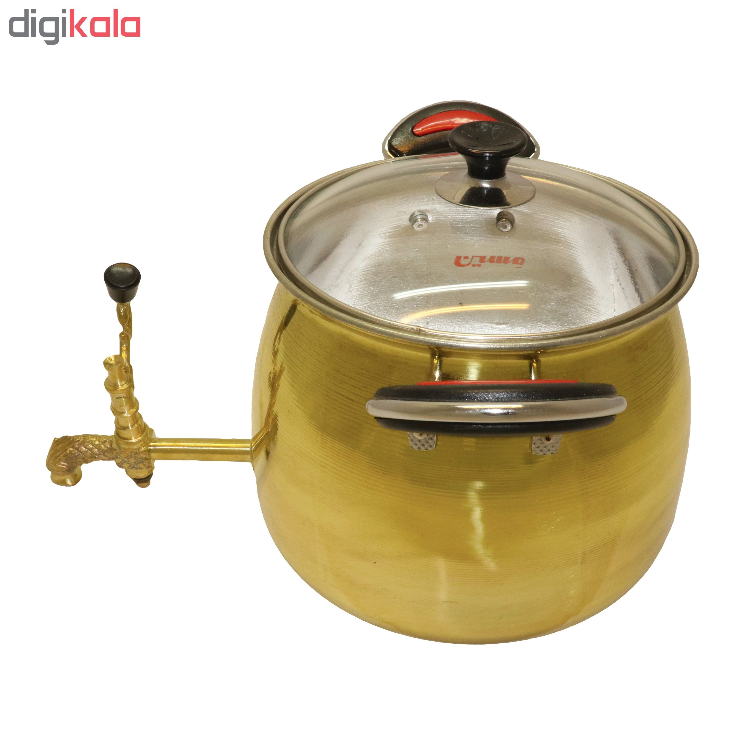 کتری برنجی مسین مدل نگار کد 2