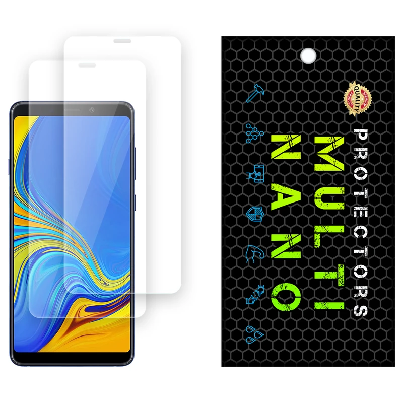 محافظ صفحه نمایش شفاف مولتی نانو مدل X-S2N مناسب برای گوشی موبایل سامسونگ Galaxy A9S بسته دو عددی