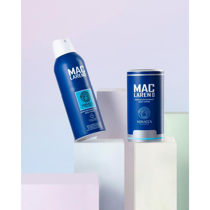 اسپری خوشبو کننده بدن مردانه مک لارنو مدل ورساچ حجم 200 میلی لیتر اسپری خوشبو کننده بدن مردانه مک لارنو مدل ورساچ حجم 200 میلی لیتر
