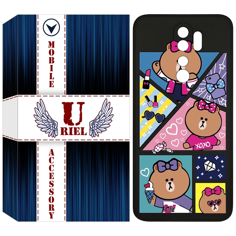 کاور یوریل مدل KSH کد 13 طرح Brown مناسب برای گوشی موبایل شیائومی Redmi Note 8 Pro