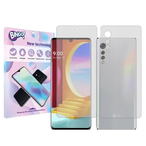 Bingo Tough model transparent Screen Protector Suitable for LG Velvet Phone with Back Protector