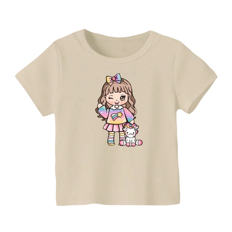 تی شرت آستین کوتاه بچگانه مدل یونیکورن کد ۸