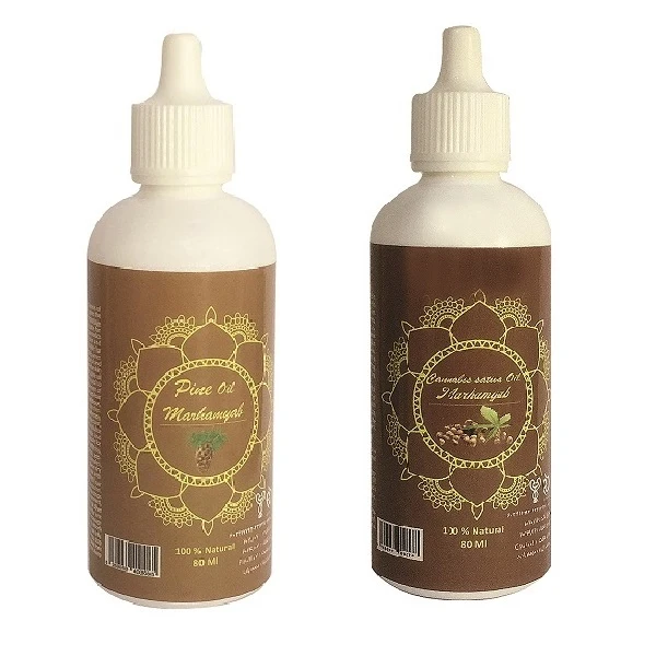 روغن بدن و صورت مرهم یاب مدل شاهدانه و کاج حجم 80 میلی لیتر مجموعه 2 عددی