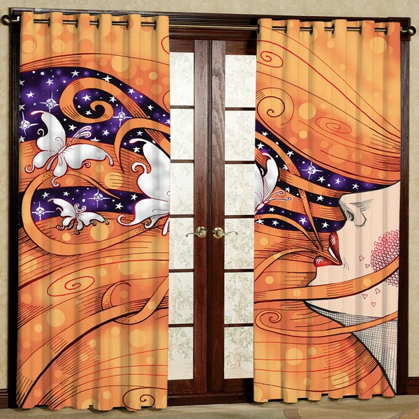 پرده مدل مخمل پانچی کد 6574 سایز 280x140 سانتی متر