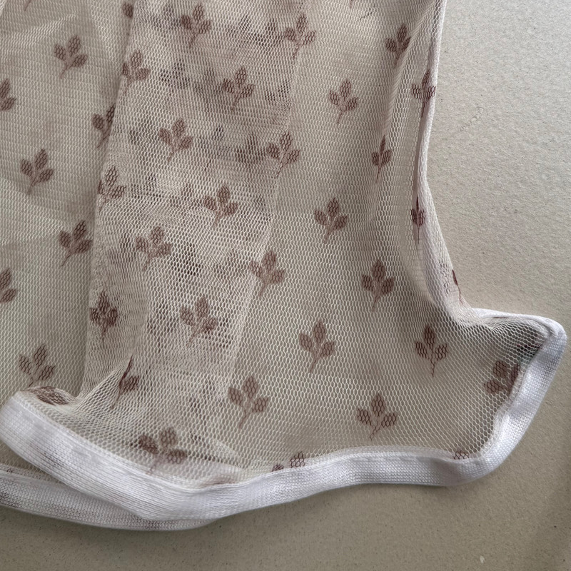 شال زنانه مدل توری ارگانزا گل ریز