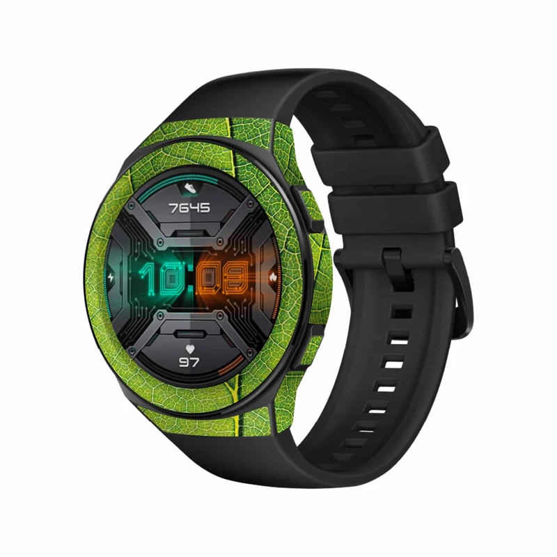  برچسب ماهوت طرح Leaf-Texture مناسب برای ساعت هوشمند هوآوی Watch GT 2e