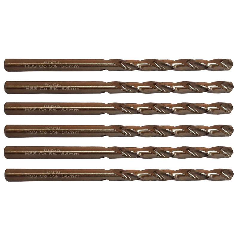 مته کبالت راک مدل 5.HT -005 سایز 5.5 میلی متر مجموعه شش عددی