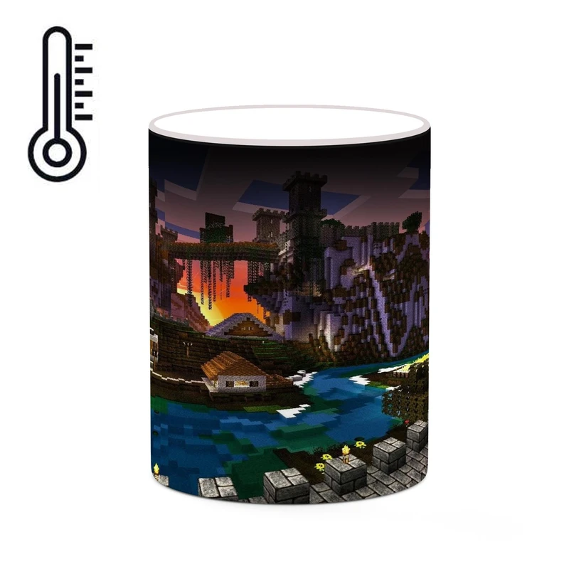 ماگ حرارتی کاکتی طرح ماینکرافت minecraft مدل mgh41592