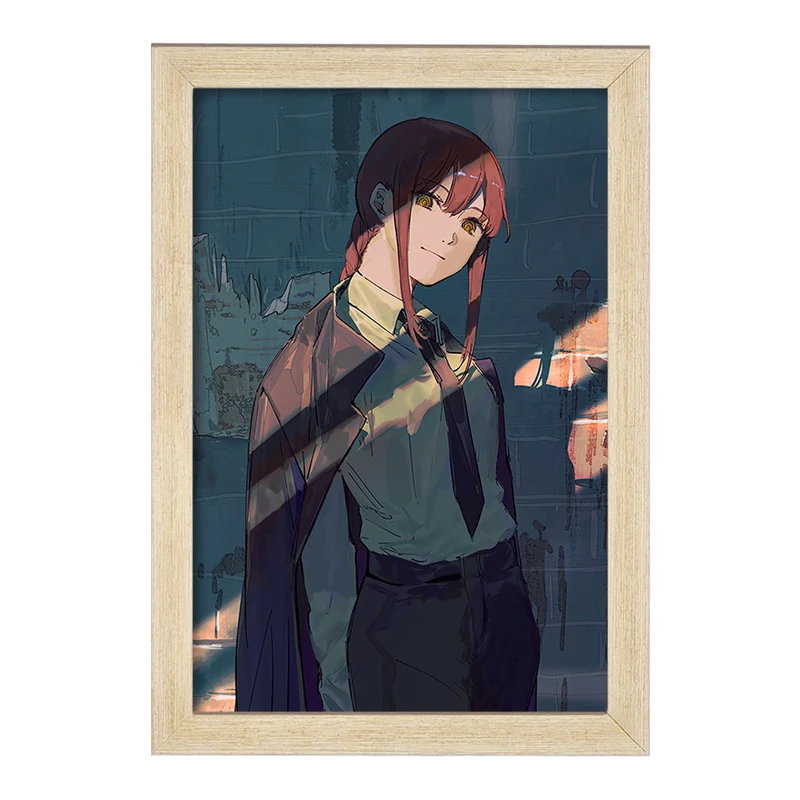 تابلو خندالو مدل ماکیما انیمه مرد اره ای Chainsaw Man  کد 23189