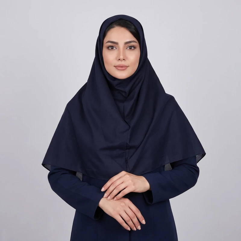 مقنعه بروجرد کد M-0033 سایز 95 سانتی متر