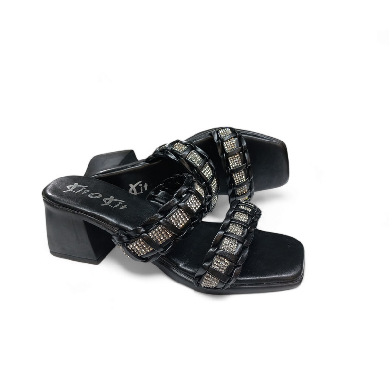 صندل زنانه کیتو مدل نگین کد080_RS_BK