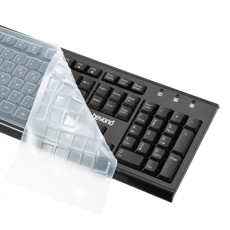 کیبورد و ماوس بیاند مدل bmk-8320rf with key skin