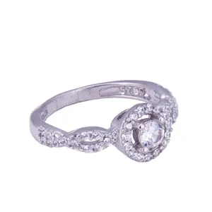 انگشتر نقره زنانه کد 1110A1