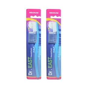 مسواک دکتر است مدل classic با برس متوسط مجموعه 2 عددی