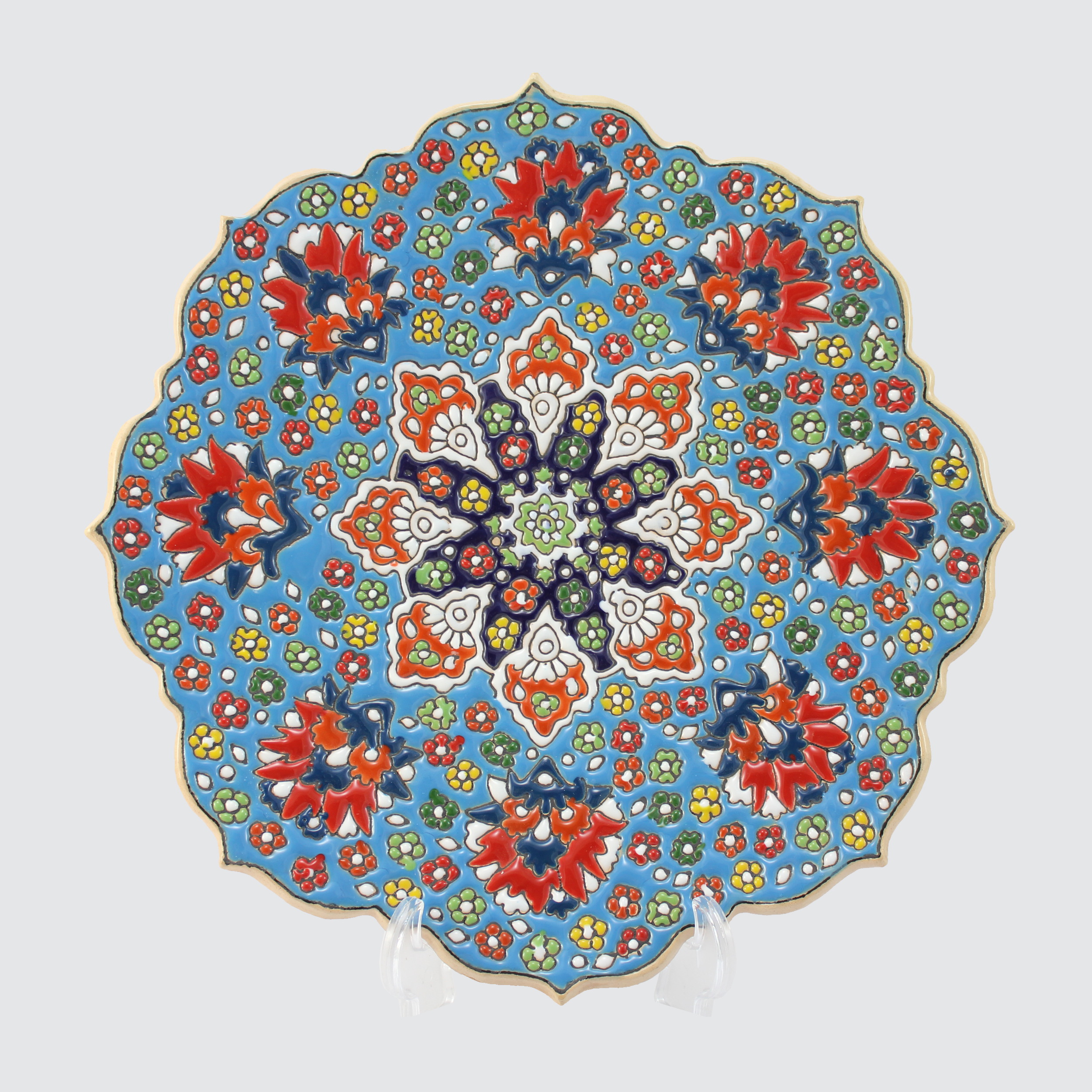 بشقاب میناکاری کد 2BL30