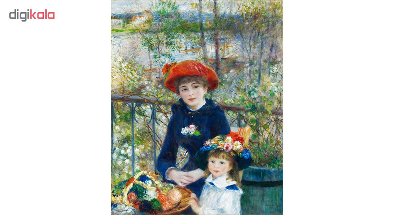 پازل 1000 تکه ریکوردی طرح دوخواهر در تراس کد 430