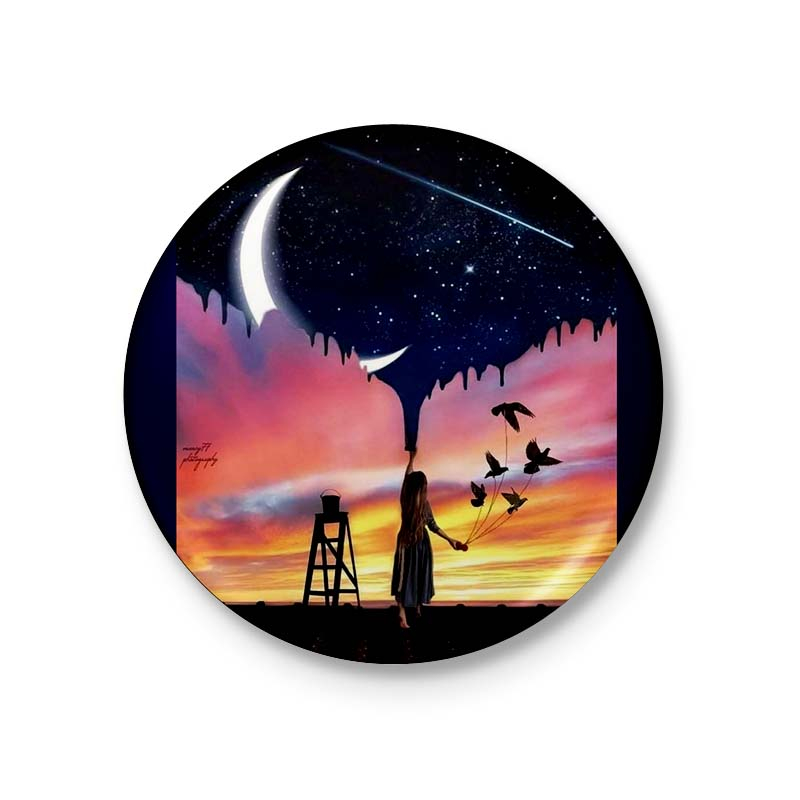 پیکسل طرح شب پر ستاره کد 14796